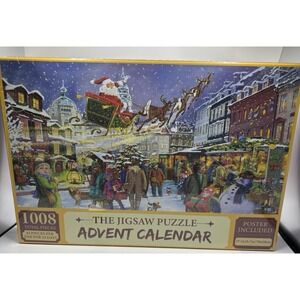 Christmas Celebration Jigsaw Puzzle Advent Calendar  1008 Pieces 42 Pc A Day NEW
